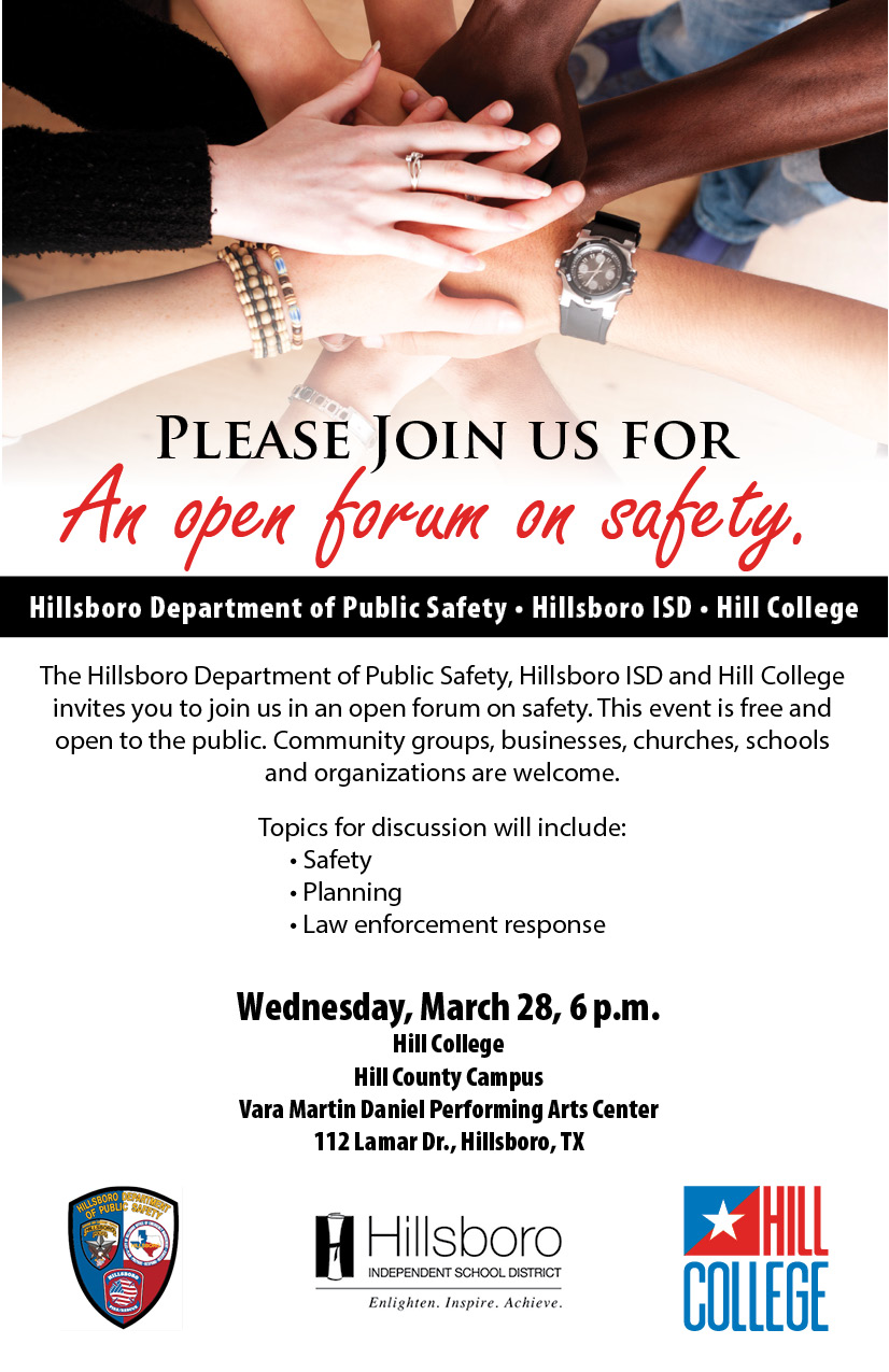 Safety open forum flyer